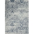 thumbnail image 3 of Nourison Damask Farmhouse Blue 6' x 9' Area Rug (6x9), 3 of 9