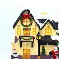thumbnail image 4 of Navidad Ornamentos en miniatura Iluminio Snow Scene House Mini Tema de Navidad Resina tesanía DIY Navidad Vil Casa Miniatura Nevado Invierno Santa perfecl Casa de pueblo de nieve, 4 of 8