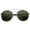 Gold / Green, variant on Modern Round Aviator Sunglasses Thick Arms Curved Double Crossbar 56mm (Silver / Lavender)