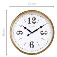 thumbnail image 5 of NEXTIME WALL CLOCK CLASSIC - GOLD/WHITE, 5 of 10