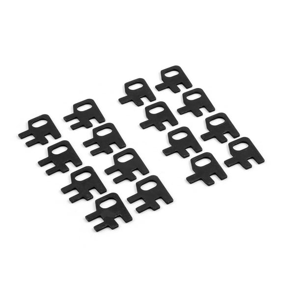 Speedmaster PCE251.1005 Compatible with Chevy SBC 350 Flat Guide Plates (5/16" Pushrod - 7/16" Stud Hole - 2 Piece Adj)