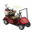 thumbnail image 2 of Decoración de carrito de golf de mesa, mini carrito de golf, juguete en miniatura, carrito de golf Rojo, 2 of 9