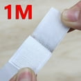 thumbnail image 1 of Magic Sticker Tape Self Adhesive Extra Strong Double Sided Adhesive with Sticker Powerful Hook and Loop Fastener 20/25/30/50mm White 1Meters 30mm, 1 of 6