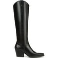 thumbnail image 2 of Sam Edelman Women's Wyatt Western Boot Black Wide Calf 8M, 2 of 5