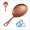 Antique Copper, variant on Stainless Steel Julep Strainer, 304 Metal Cocktail Sieve for Spirit-Forward Drinks, Rounded Handle Bartender Tool for Mixing Glasses and Shakers, Professional-Grade Drink Strainer