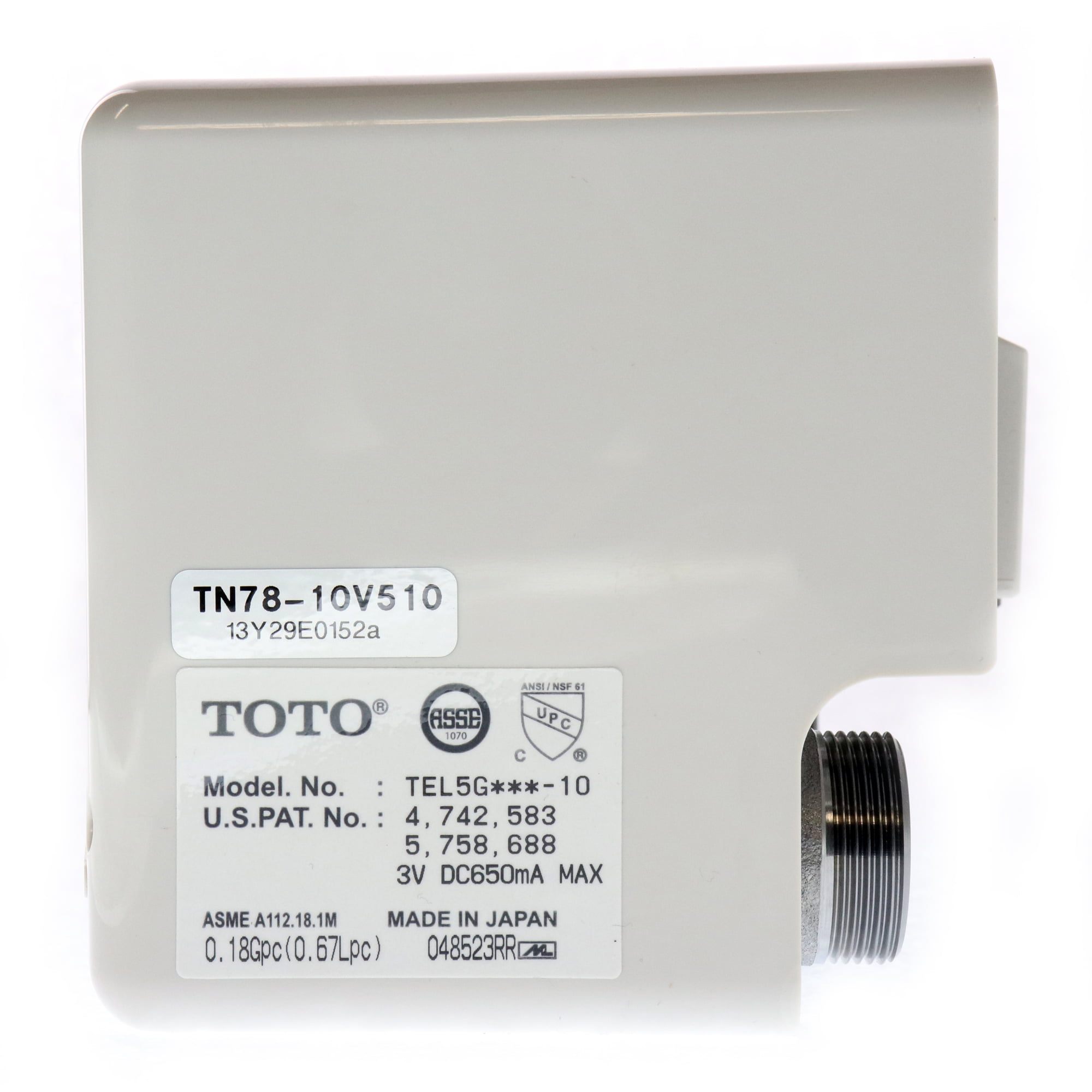 Toto  THERMALMIXIN CONTROLLER 0.5GPM Attention to detail continuous improvemen 
