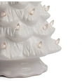 thumbnail image 2 of Milltown Merchants White Ceramic Christmas Tree - 15.5" Large, White Lights, 2 of 7