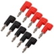 thumbnail image 5 of Juego de 5 conectores Banana sin soldadura, conector Jack apilable, adaptador de sonda J.10026, 4mm, negro y rojo, 5 of 5