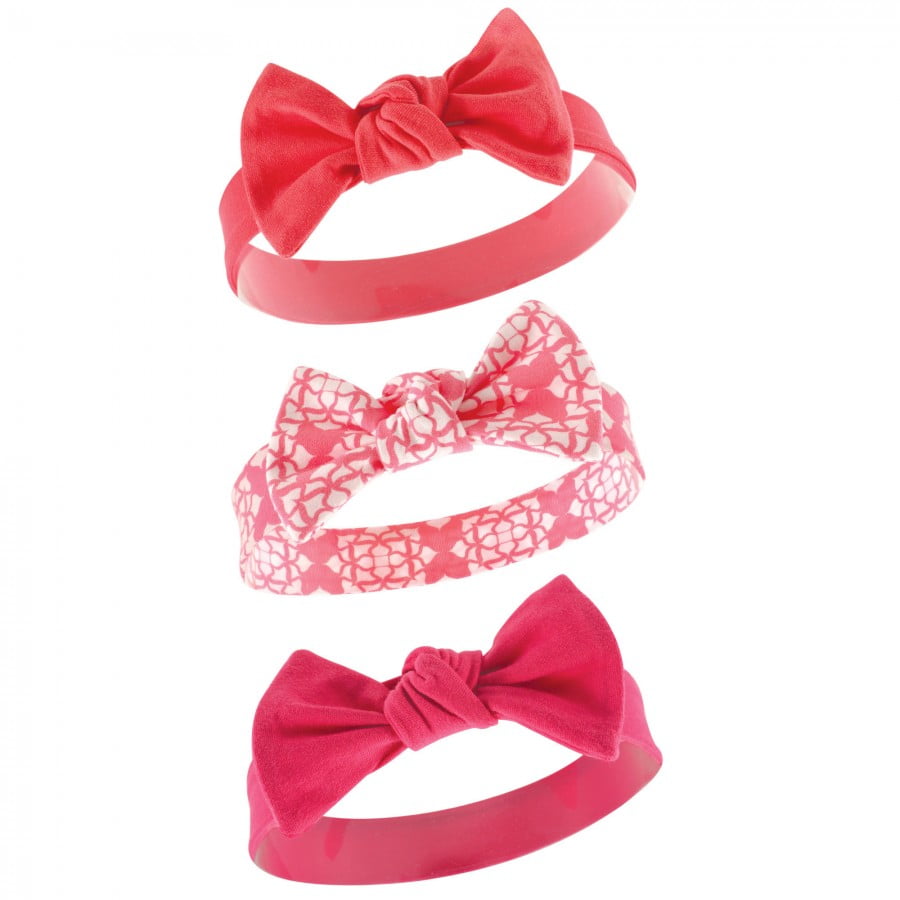 Yoga Sprout Baby and Toddler Girl Cotton Headbands 3pk, Flower, 1224