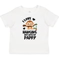 thumbnail image 3 of Inktastic Monkey I Love Hanging out with My Pappy Boys or Girls Baby T-Shirt, 3 of 5