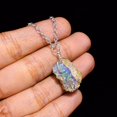 thumbnail image 2 of Raw Opal Necklace Wire Wrap Necklace Opal Jewelry Pendant Necklace for Women, 2 of 4