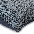 thumbnail image 5 of The HomeCentric Pillow Covers Blue Throw Pillow Cover Couch Dotted Sequins Sparkly Glitter Pillow Cover Pack of 2 14x14 inch (35x35 cm) Pillow Cover Square Silk Pillow Cover Geometric - Metal Daze, 5 of 5