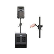 CRANK-UP SPEAKER POLE EXTENSION IN BLACK