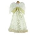 thumbnail image 3 of 18" Lighted White and Gold Angel in a Dress Christmas Tree Topper - Warm White Lights, 3 of 3