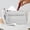Gray, variant on Women's Solid Color wristband Wallet, Nylon Quilted Wallet with Zipper Purse Credit Card Holder Phone Organizer, For Travel, Shopping, Daily Commuting