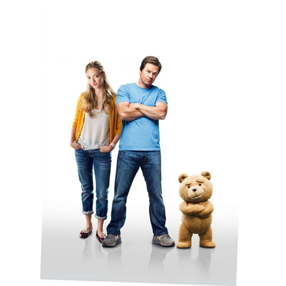 Ted 2 Movie Poster 12x16 Art Print on Metal Sign 12in x 16in Multi-Color Square Adults Best Posters