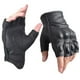 thumbnail image 1 of Guantes de Motocicleta de Cuero sin Dedos para Hombre Medium, 1 of 6