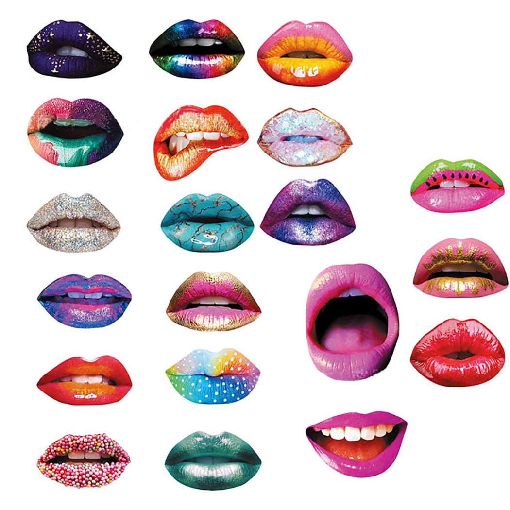 20pcs Funny Lips Party Photo Booth Props Sign Wedding Birthday Selfie Decoration 
