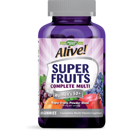 alive complex multivitamin gummies fruits super vitamin ct womens walmart
