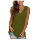 thumbnail image 1 of Camisa sin mangas con cuello en V para mujer para el verano: top informal oversize, poliéster/spandex, moda playera, tallas S-XXXXXL., 1 of 3