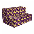 thumbnail image 1 of Tropical Foldable Mattress, Exotic Parrot Birds Flying, 74.8" x 39.4", Mustard Dark Grey and Purple, by Ambesonne, 1 of 4