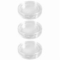 thumbnail image 1 of 30 Pzs Caja de Monedas de Plastico Transparente Redonda Pequena 22mm, 1 of 5