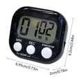 thumbnail image 3 of Kitchen Timer Cooking Electronic Countdown Timer with Magnet Back for Refrigerator Mounting 2.73 in x 2.44 in x 0.78 in Orange ABS, 3 of 7