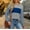 Blue Tops for Women, variant on Olyvenn Long Sleeve Spring Tops Oversized 2025 Trendy Round Crew Neck Casual Color Block Womens Shirts Blouses White 4-6