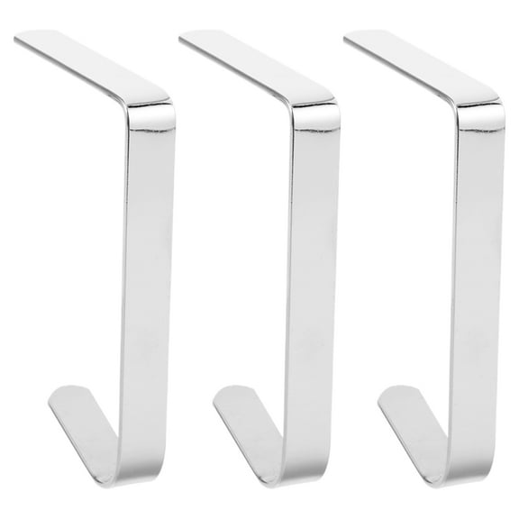 MRLESS 3-Pack Purse Hooks for Women, Portable Handbag Hangers, Heavy Duty Silver Table Bag Holders for Desk and Table