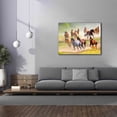 thumbnail image 3 of Epic Graffiti 'Wild Horses Running' by Ata Alishahi, Giclee Canvas Wall Art, 54"x40", 3 of 8