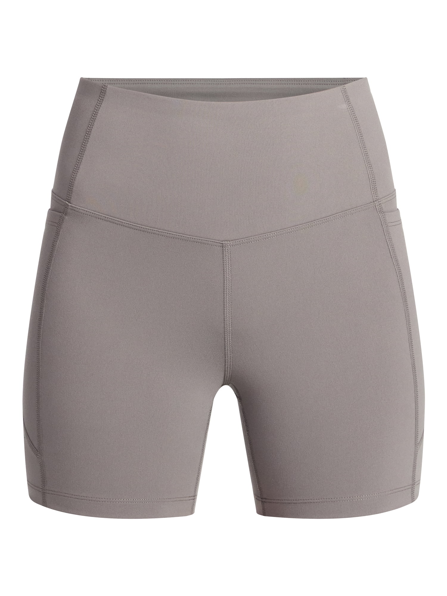 Athletic Works Women's High Rise Bike Shorts, 5" Inseam, Size XS-4X