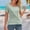 Green, variant on Women's Cotton Rib Knit T-Shirt 2025 Women Casual Activewear T Shirts Basic Crewneck Raglan Short Sleeve Slim Tight Fit Going Out Tops Basic Tee 2025 Tops Workout Top Khaki 2XL