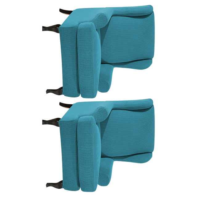 Decodeary 2pcs/set Soft Comfortable Cushion Cover Seating Experience Effective Protection blackish green