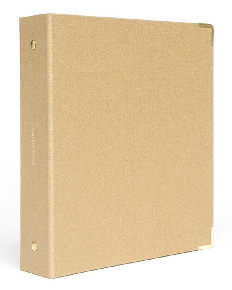 russell+hazel Medallion Bookcloth Mini 3 Ring Binder