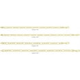 thumbnail image 2 of Jewelry Atelier Gold Filled Chain Bracelet Collection - 14K Solid Yellow Gold Filled Figaro Chain Bracelets for Women and Men with Different Sizes (5.6mm), 2 of 6