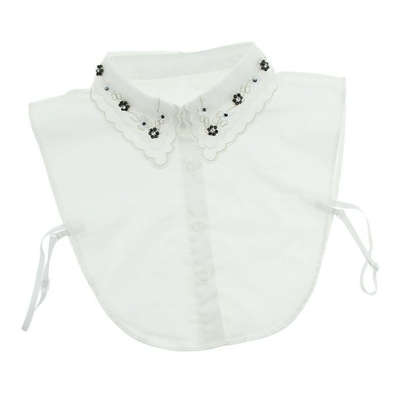 Media Camisa Desmontable Sunnimix Cuello Falso De Encaje Floral Para Mujer