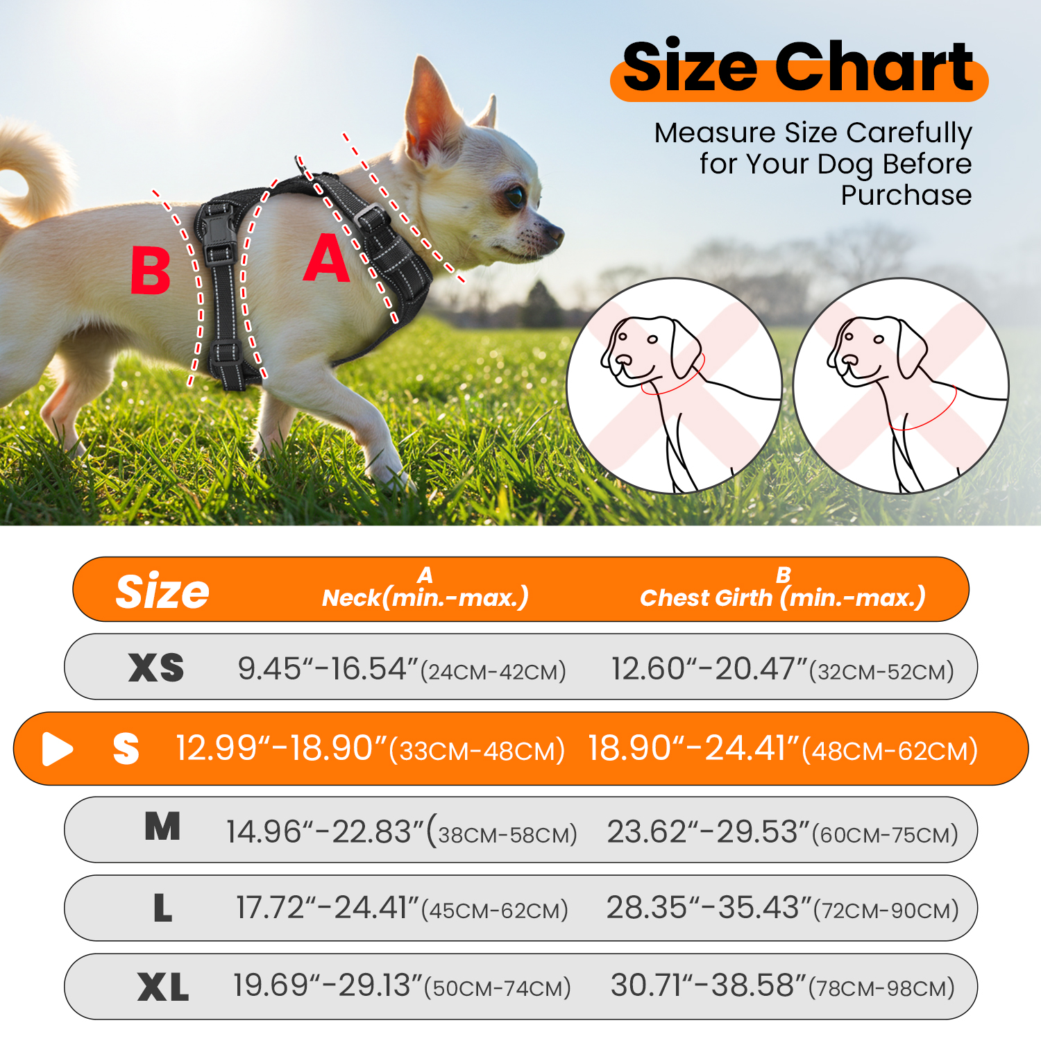 Jewyow No Pull Dog Harness with Reflective Strips photo 8