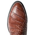 thumbnail image 4 of Men's Western Cowboy Boots Vintage Leather Casual Snake Print Mid Calf Boots Riding Boots Autumn Winter Men's Boots, 4 of 5