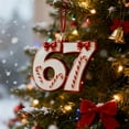 thumbnail image 2 of JLFNYA 67 Christmas Ornament, 67 Ornament for Christmas, 67 Ornaments for Christmas Tree, Xmas Holiday Home Decor, Christmas Tree Decorations, Christmas 67 Wrapping Paper Birthday Gifts, 2 of 5
