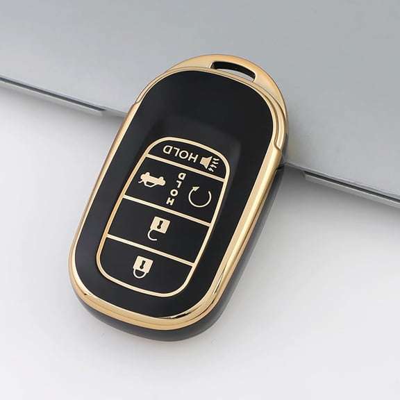 Key Fob Cover Compatible with Honda Accord Civic HR-V CR-V Pilot Sport SI EX EX-L Touring 2022-2026 Keychain Case Holder Protector,