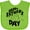 Apple Green, variant on Inktastic Happy Father's Day Parent-Child Fist Bump Boys or Girls Baby Bib