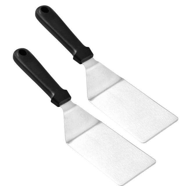 unbranded 2Ud Stainless Steel Scraper Multifuncional Para Cocina Con Mango De Plástico Duradero