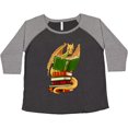 thumbnail image 3 of Inktastic Well-Read Cute Gold Dragon Reading Books Women's Plus Size T-Shirt, 3 of 5