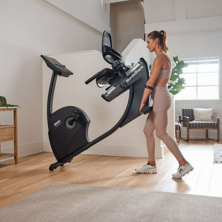 NordicTrack G LE Recumbent Smart Exercise Bike with 26 Resistance