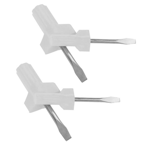 WHAMVOX  4 Pcs Sewing Screw Driver Machine Tools Screwdriver Flat Short for