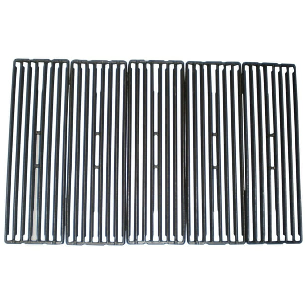 5pc Matte Cast Iron Cooking Grid for Broil King and Huntington Gas