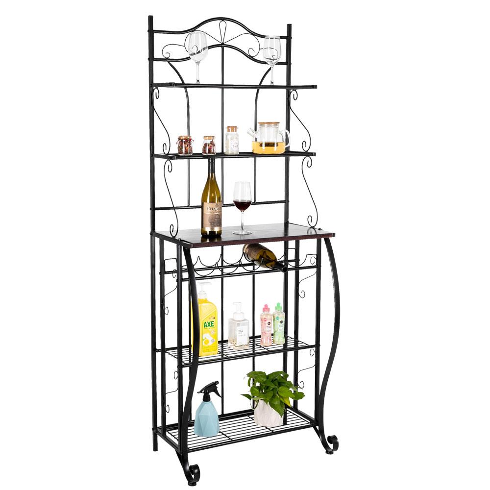UBesGoo 5Tier Metal Baker's Rack Microwave Oven Stand Cart Kitchen