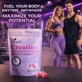 thumbnail image 5 of Creatine Monohydrate Gummies 5g Per Serving, Pre Post Workout Supplement for Muscle Growth Strength & Recovery, Supports Brain Cognitive Health, Vegan Gluten Free, 36 Count, 5 of 8