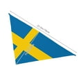 thumbnail image 3 of Swedish Flag Dog Bandanas Triangle Dog Scarfs For Small Medium Large Dogs And Cats, 3 of 6