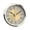 Silver, variant on CoreLiving Mini Clock Insert Replacement, 89mm Hole Diameter Round Face Quartz Movement, Gold Metal Bezel Miniature Clock for DIY Craft Repair, 1 Pack Easy to Read